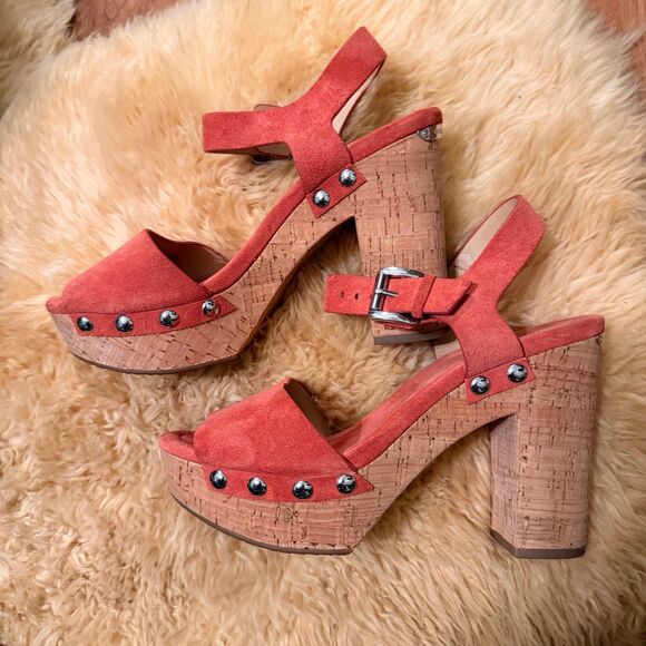 Michael Kors Shoes - Michael Kors coral summer sandal heel